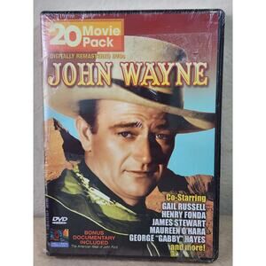 John Wayne DVD New Sealed 4 Disc / 20 Movies Pack Re-Mastered Year 2005